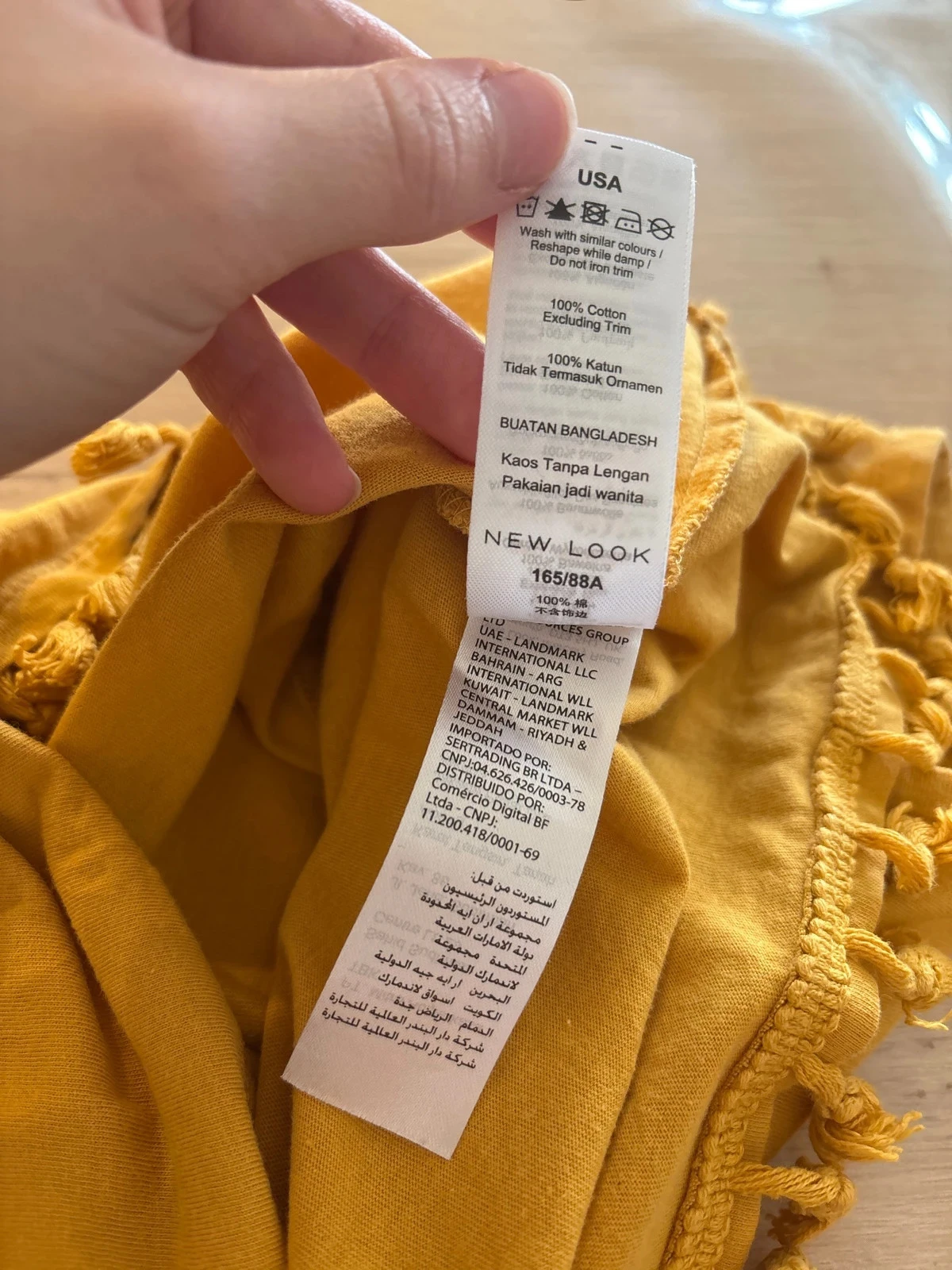 New Look mustard yellow tank top size M / 38 – photo 4